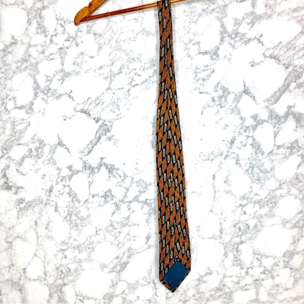 Vintage Silk Celtic Knotwork Pattern Handmade Men… - image 4